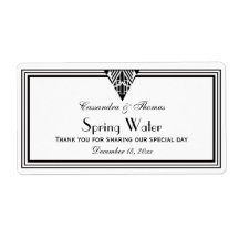  Kunst Deco Black Whattle Lijst #1 H Water Fles