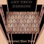 Kunst Deco Bronze - Weefselpapier Tissuepapier