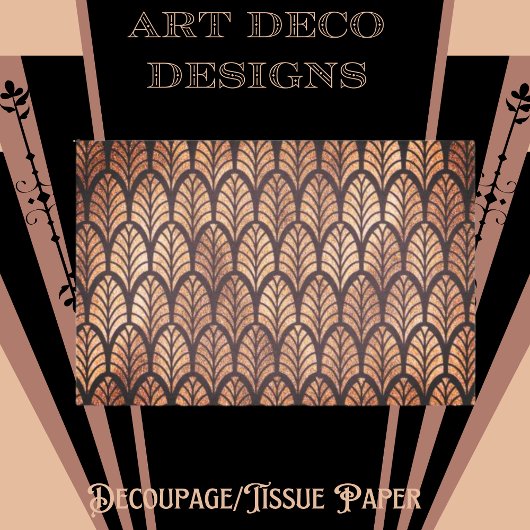 Kunst Deco Bronze - Weefselpapier Tissuepapier