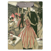 kunst deco bruilding, Pas getrouwd eerste dansdag Klembord (Voorkant)