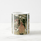  kunst deco bruilding, Pas getrouwd eerste dansdag Koffiemok (Center)