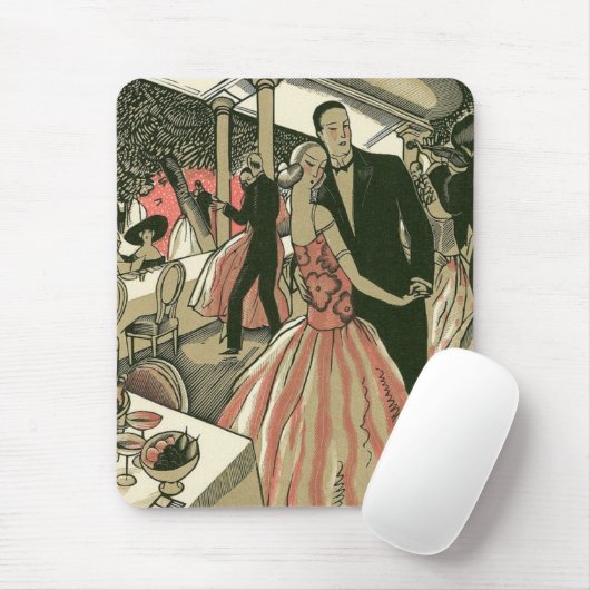  kunst deco bruilding, Pas getrouwd eerste dansdag Muismat (Met muis)