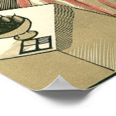  kunst deco bruilding, Pas getrouwd eerste dansdag Poster (Hoek)