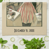 kunst deco bruilding, Pas getrouwd eerste dansdag Theedoek (Gevouwen)