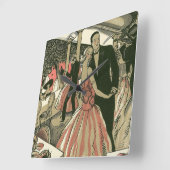 kunst deco bruilding, Pas getrouwd eerste dansdag Vierkante Klok (Hoek)