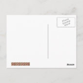 Kunst Deco Couple van 1920 ~ De zintuiglijke reis Briefkaart (Achterkant)