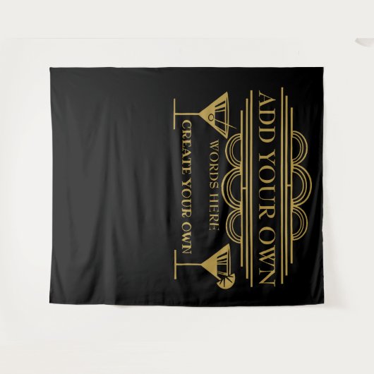 Kunst deco CREËER UW EIGEN foto-achterzijde Wandkleed (Voorkant (horizontaal))