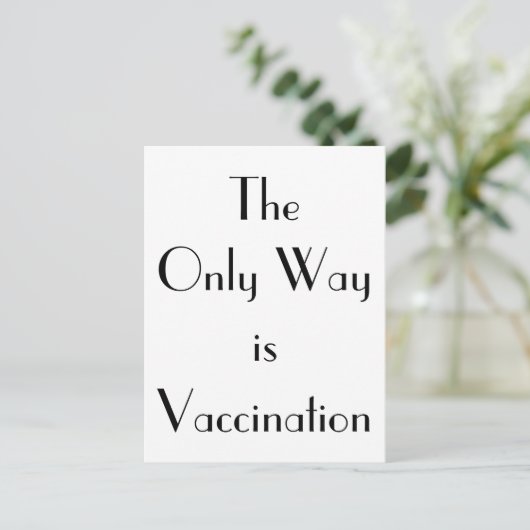 Kunst Deco De enige manier is het Briefkaart van v (Staand voorkant)