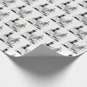  Kunst Deco Fashionable Dames in het strand Cadeaupapier (Hoek)