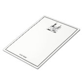  Kunst Deco Fashionable Dames in het strand Notitieblok (Schuin)