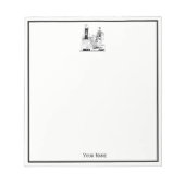  Kunst Deco Fashionable Dames in het strand Notitieblok (Voorkant)