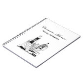  Kunst Deco Fashionable Dames in het strand Notitieboek (Linkerzijde)