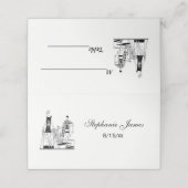  Kunst Deco Fashionable Dames in het strand Plaatskaartje (Buitenkant ongevouwen)