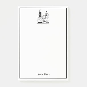  Kunst Deco Fashionable Dames in het strand Post-it® Notes