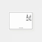 Kunst Deco Fashionable Dames in het strand Post-it® Notes (Voorkant)