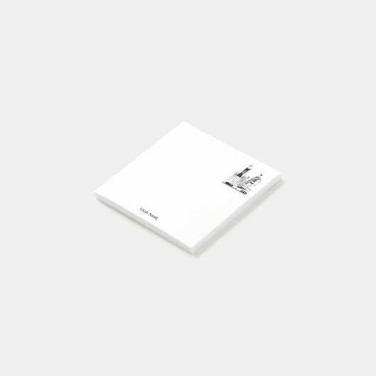  Kunst Deco Fashionable Dames in het strand Post-it® Notes (Schuin)