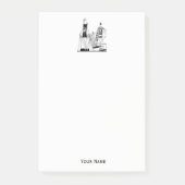 Kunst Deco Fashionable Dames in het strand Post-it® Notes (Voorkant)