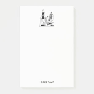  Kunst Deco Fashionable Dames in het strand Post-it® Notes