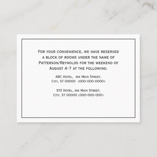 Kunst Deco Fashionable Dames in het strand Visitekaartje (Achterkant)