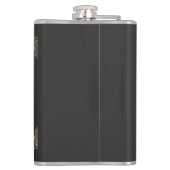 Kunst Deco Gatsby Style Hip Flask uit 1920 Heupfles (Achterkant)