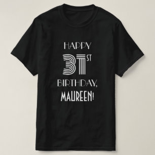 Kunst Deco Geïnspireerd Stijl 31st Shirt van de D