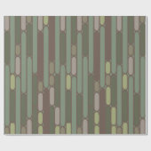 Kunst Deco Geïnspireerde ovalen Cadeaupapier (Vlak)