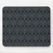 Kunst Deco Geïnspireerde spirale Motif Muismat (Voorkant)