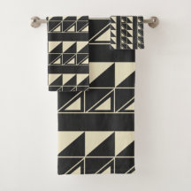 kunst Deco Geometrische vormen Zwart-wit