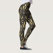kunst deco golden patroon leggings (Rechts)
