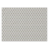 Kunst Deco Gray & White Palmettos uit de jaren 192 Tafelkleed (Voorkant (Horizontaal))