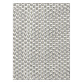 Kunst Deco Gray & White Palmettos uit de jaren 192 Tafelkleed (Voorkant)
