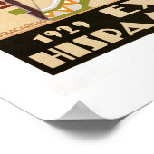  kunst deco Hispano-Amerikaanse expo Sevilla Poster (Hoek)