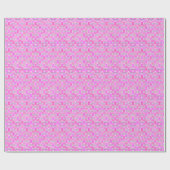 Kunst Deco industriële chic - roze, mauve Cadeaupapier (Vlak)