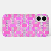 Kunst Deco industriële chic - roze, mauve Case-Mate iPhone Case (Achterkant (horizontaal))