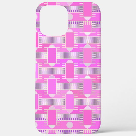 Kunst Deco industriële chic - roze, mauve Case-Mate iPhone Case (Achterkant)