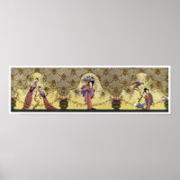 Kunst Deco Japanse Dames en heren