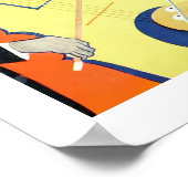 Kunst Deco Jazz Musicians Poster (Hoek)