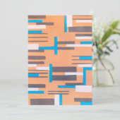 Kunst Deco Jazz Pochoir, Geometrisch Patroon (Staand voorkant)