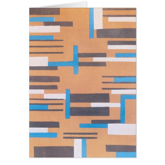 Kunst Deco Jazz Pochoir, Geometrisch Patroon (Voorkant)