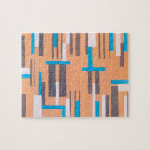  Kunst Deco Jazz Pochoir, Geometrisch Patroon Legpuzzel (Horizontaal)