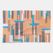  Kunst Deco Jazz Pochoir, Geometrisch Patroon Theedoek (Horizontaal)