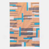 Kunst Deco Jazz Pochoir, Geometrisch Patroon Theedoek (Verticaal)