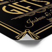 Kunst Deco-Kaarten en cadeaulijstafdrukken Poster (Hoek)