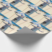  Kunst Deco, Lovers in Snow door George Barbier Cadeaupapier (Hoek)