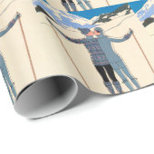  Kunst Deco, Lovers in Snow door George Barbier Cadeaupapier (Rol Hoek)