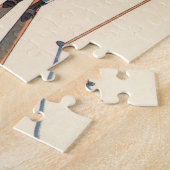 Kunst Deco, Lovers in Snow door George Barbier Legpuzzel (Zijkant)