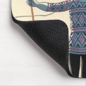  Kunst Deco, Lovers in Snow door George Barbier Muismat (Hoek)