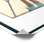  Kunst Deco, Lovers in Snow door George Barbier Poster (Hoek)