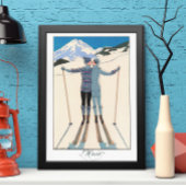  Kunst Deco, Lovers in Snow door George Barbier Poster