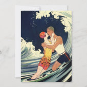  Kunst Deco, Lovers Kiss bij het strand (Voorkant)